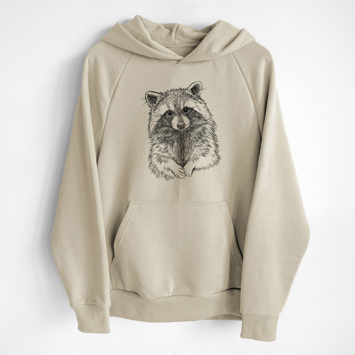 Raccoon - Procyon lotor - UltraLuxe Heavyweight French Terry Hoodie