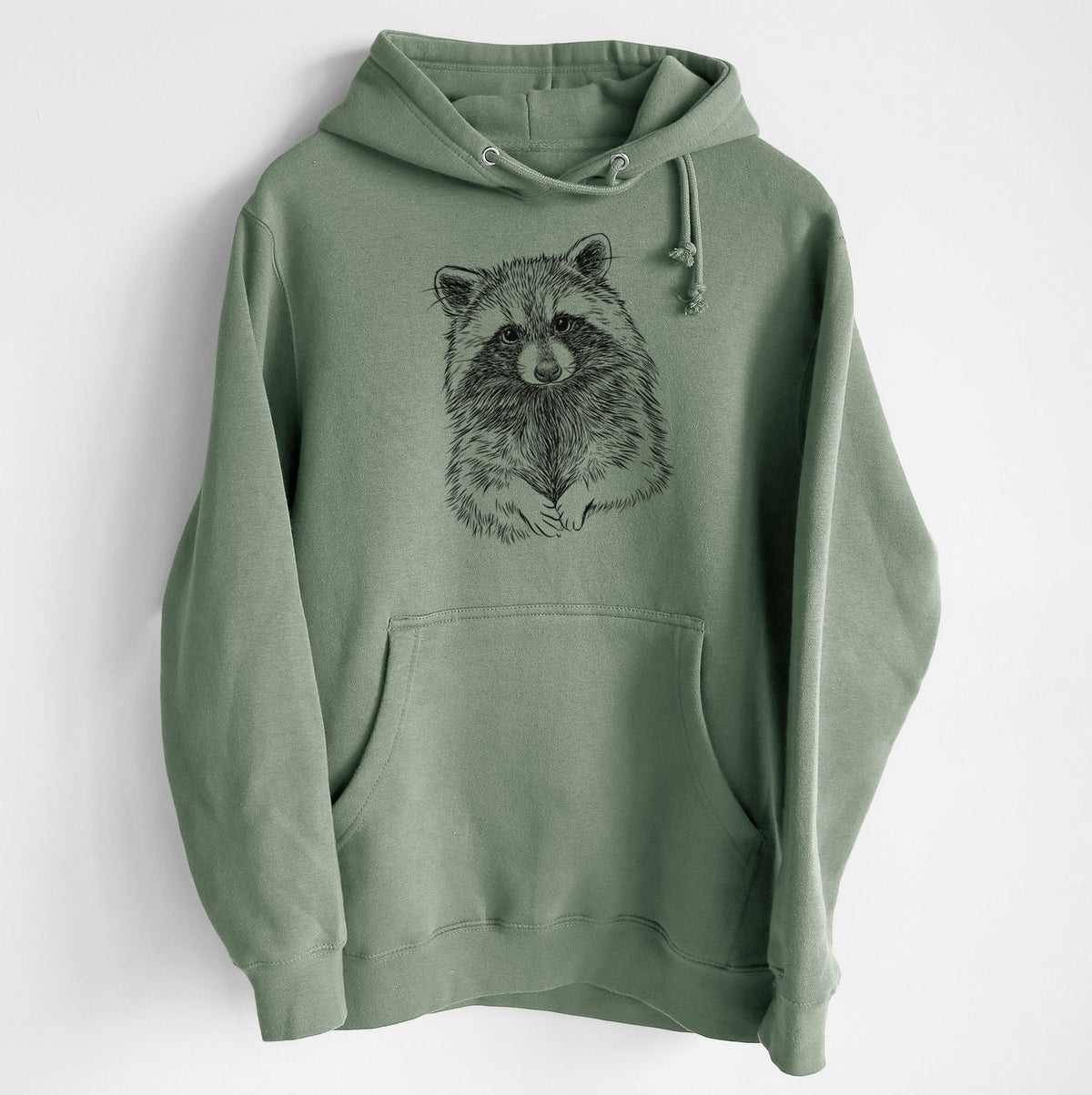 Raccoon - Procyon lotor - Heavyweight Fleece Hoodie