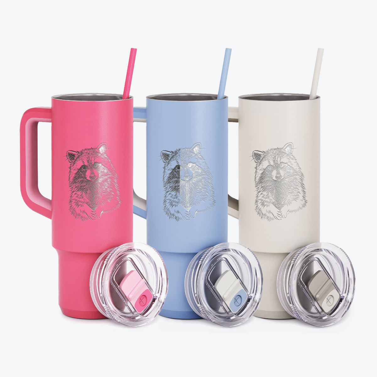 Raccoon - Procyon lotor - 40oz Skinny Recharge Tumbler