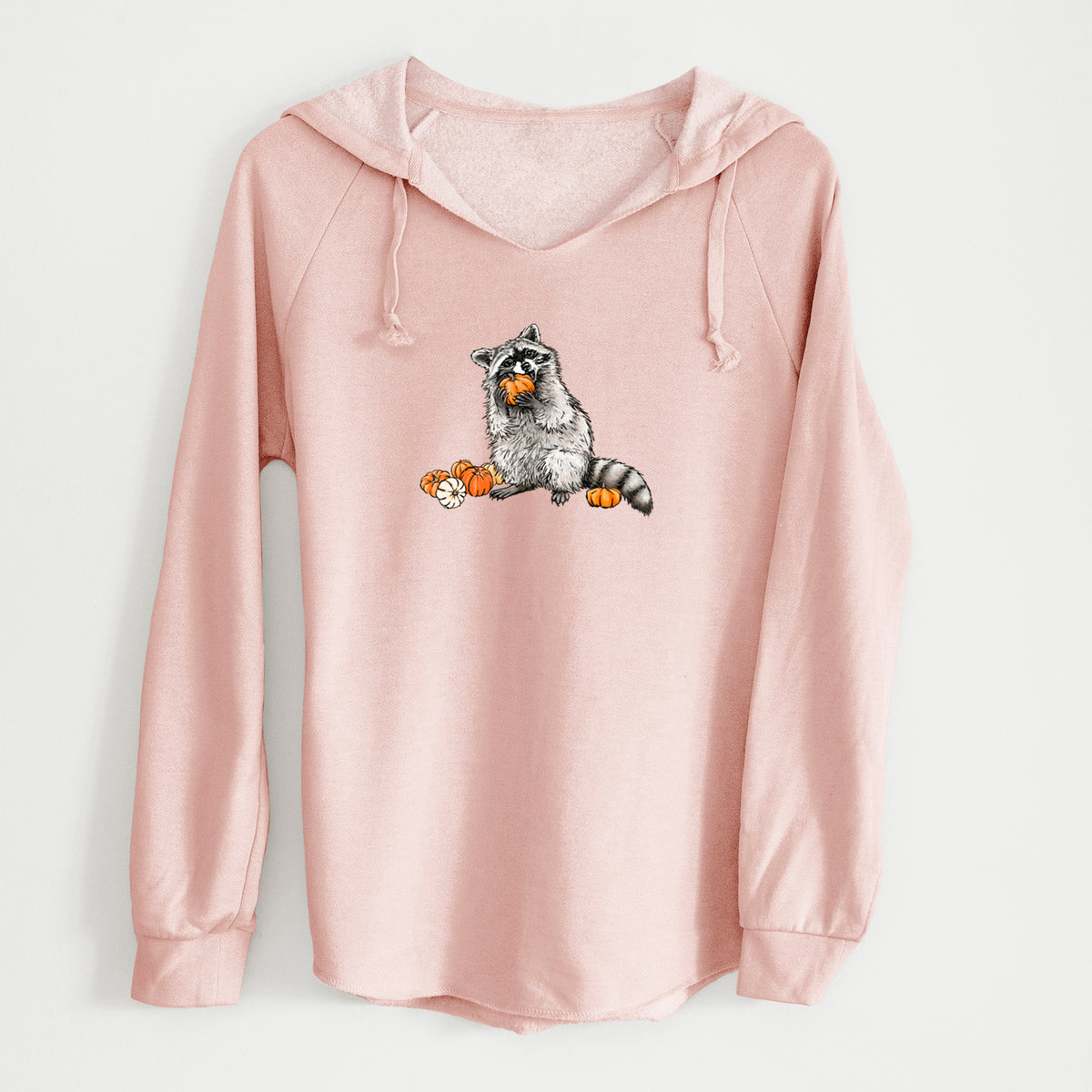 Racoon Pumpkin Bandit - Cali Wave Hooded Sweatshirt