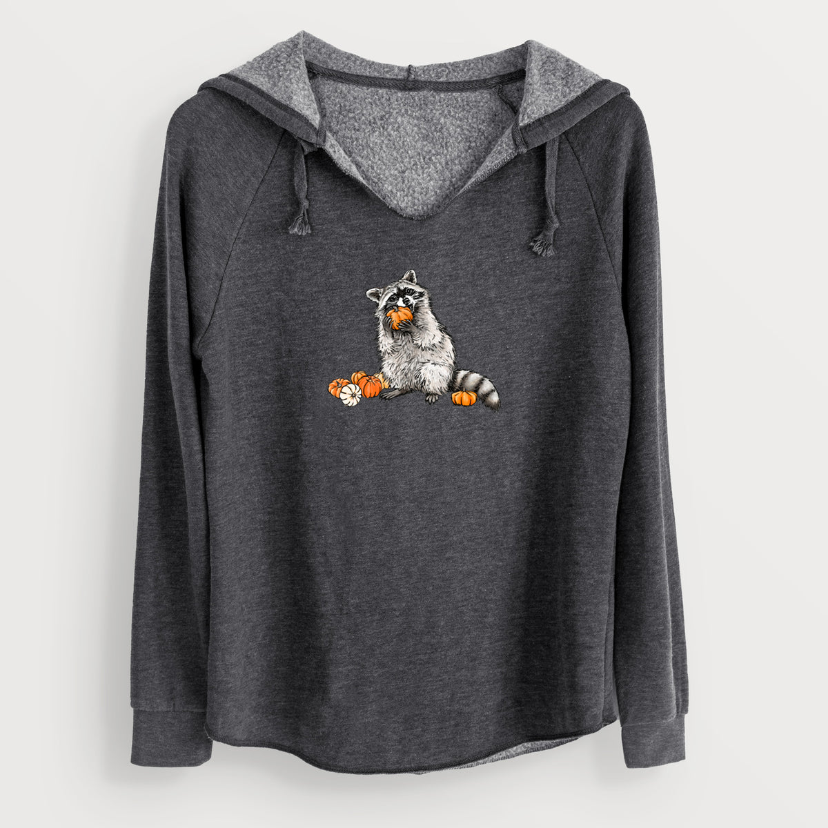 Racoon Pumpkin Bandit - Cali Wave Hooded Sweatshirt
