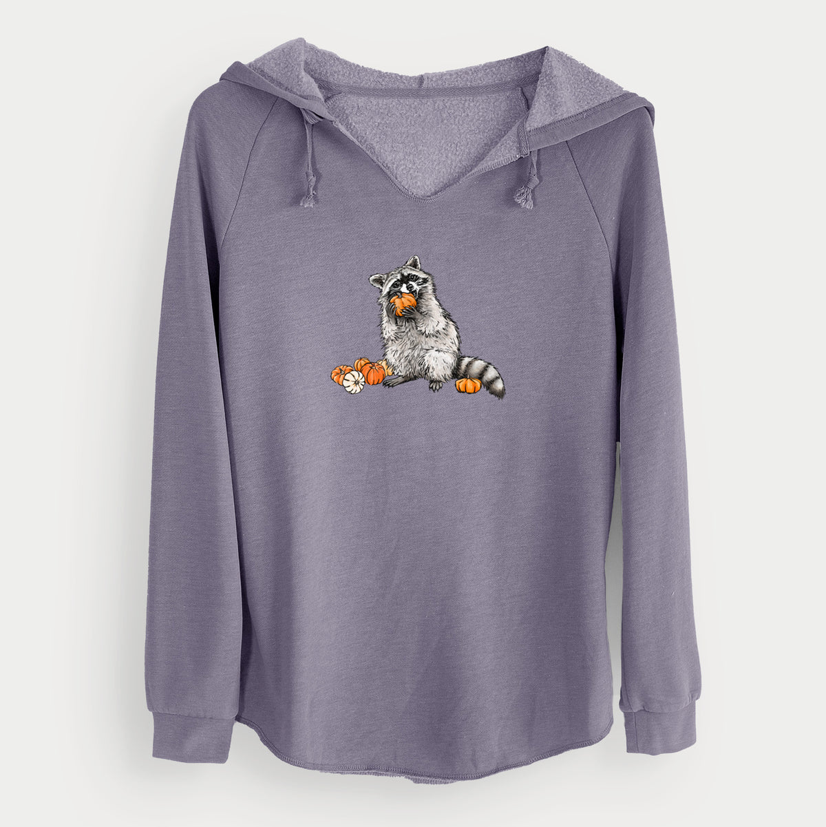 Racoon Pumpkin Bandit - Cali Wave Hooded Sweatshirt