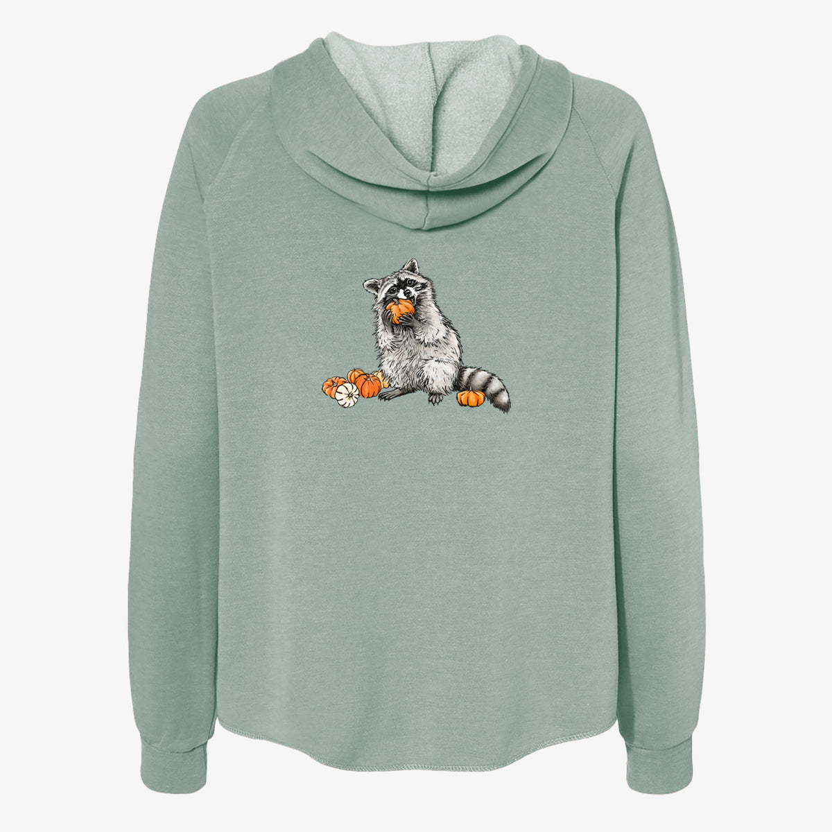 Racoon Pumpkin Bandit - Women's Cali Wave Zip-Up Sweatshirt