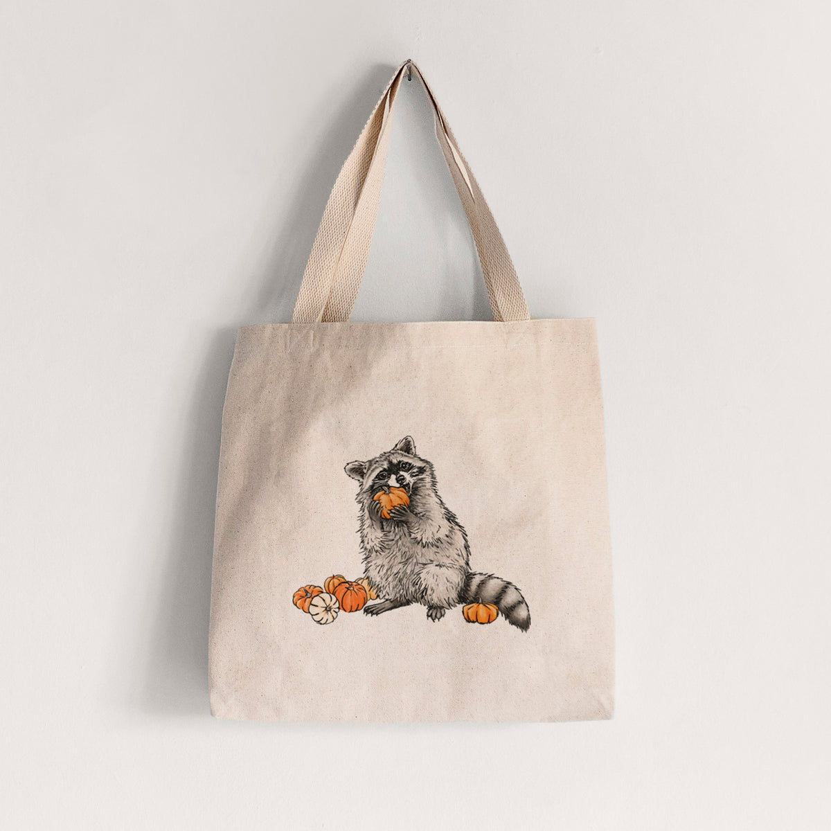 Racoon Pumpkin Bandit - Tote Bag