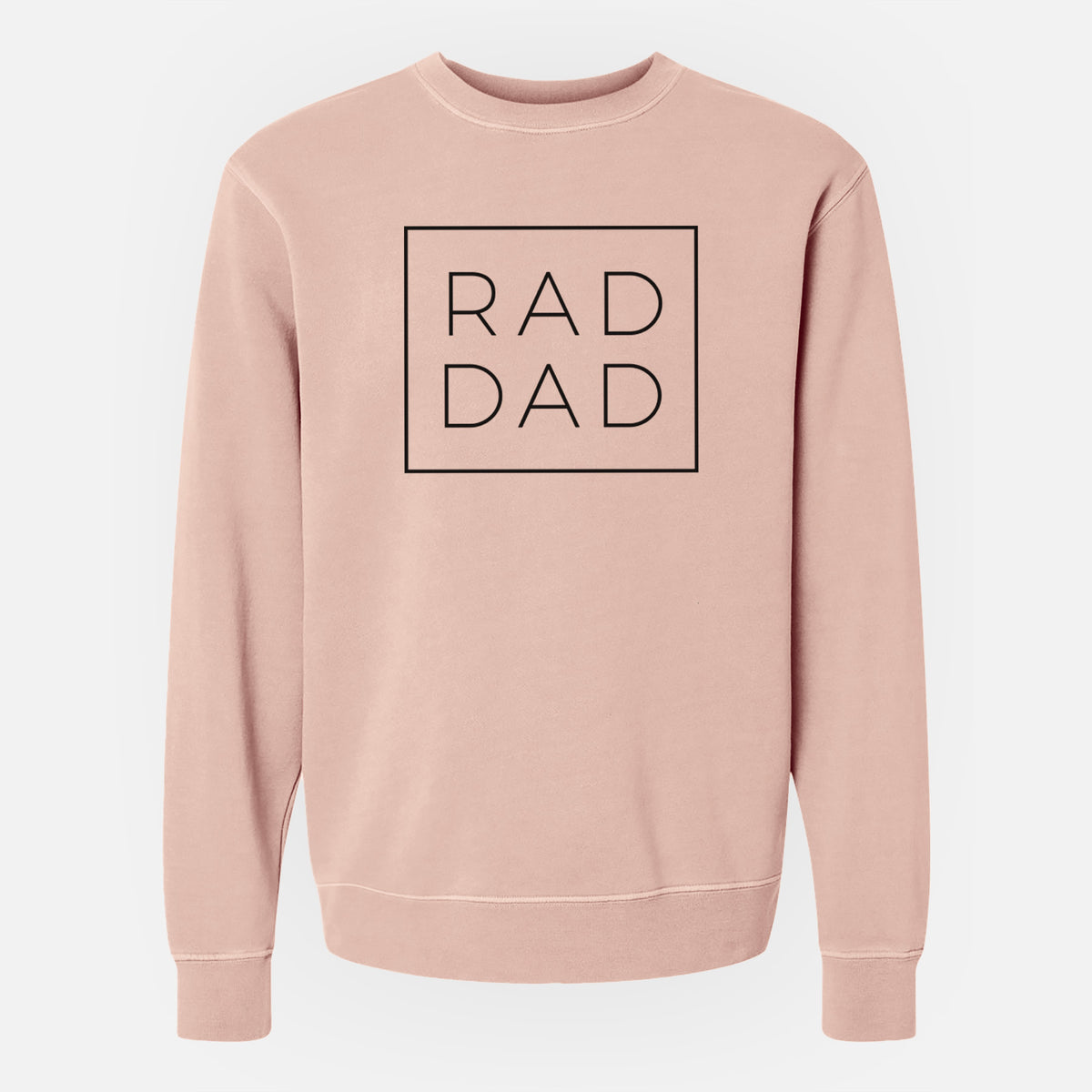 Rad Dad Boxed - Unisex Pigment Dyed Crew Sweatshirt