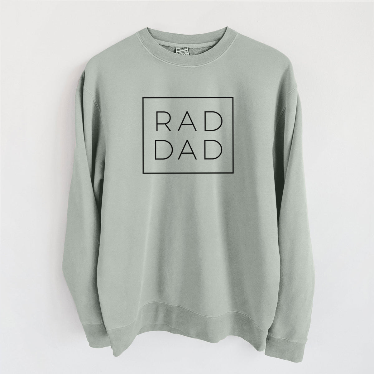 Rad Dad Boxed - Unisex Pigment Dyed Crew Sweatshirt
