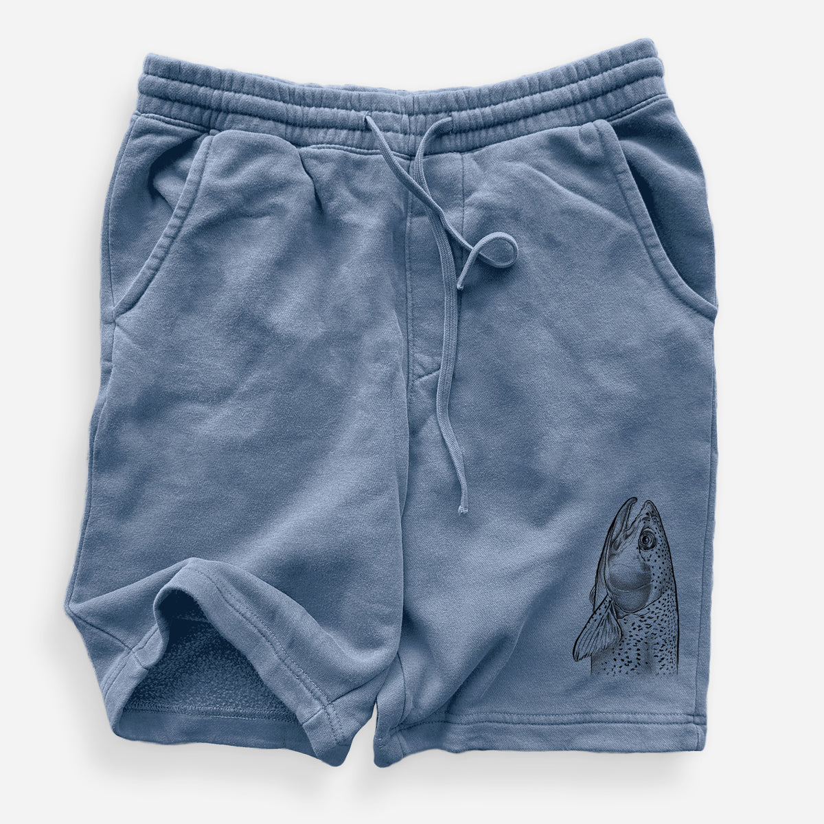 Rainbow Trout - Oncorhynchus mykiss - Unisex Pigment Dyed Shorts