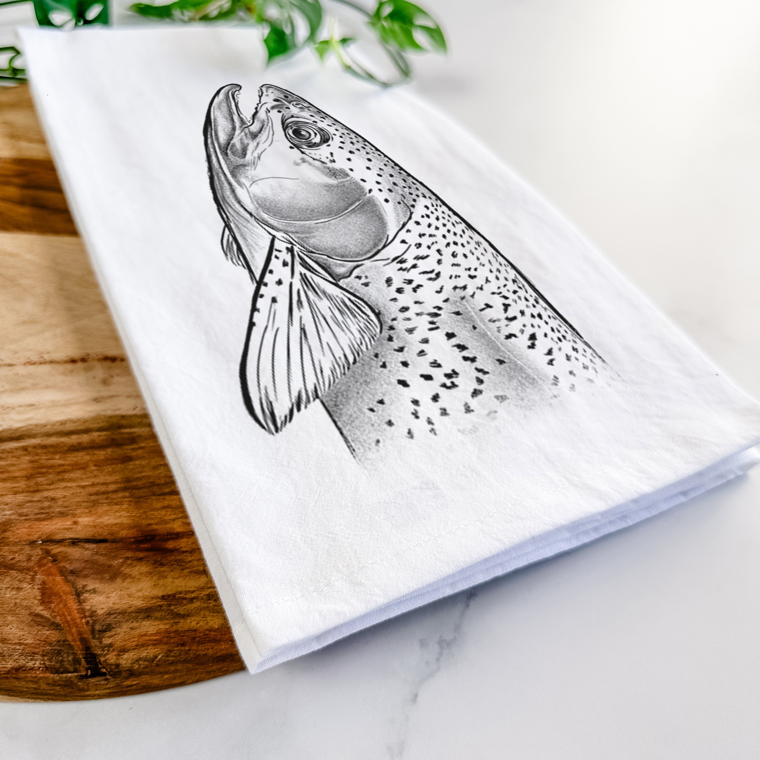 Rainbow Trout - Oncorhynchus mykiss Tea Towel