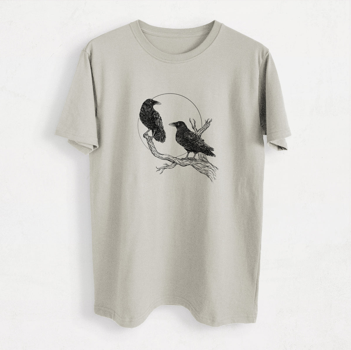 Midnight Ravens - Heavyweight Men&#39;s 100% Organic Cotton Tee