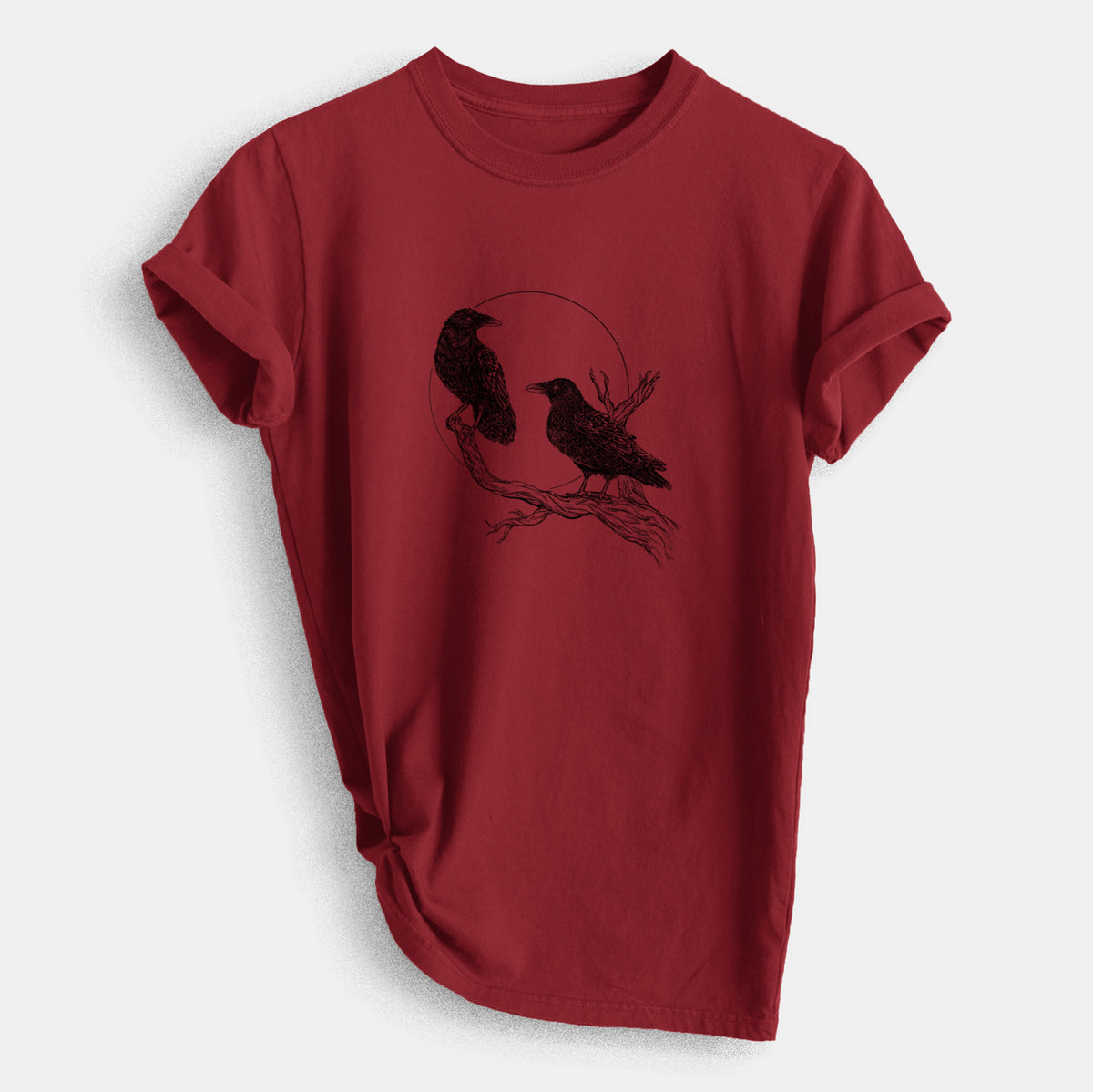 Midnight Ravens - Heavyweight Men&#39;s 100% Organic Cotton Tee