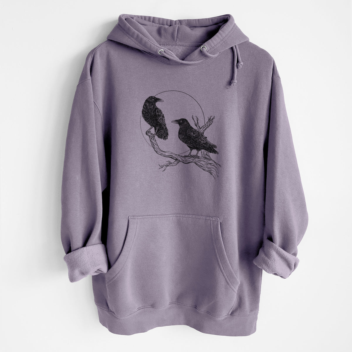 Midnight Ravens - Heavyweight Fleece Hoodie