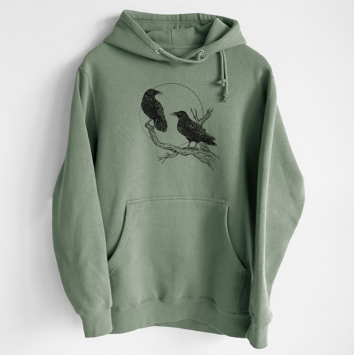 Midnight Ravens - Heavyweight Fleece Hoodie