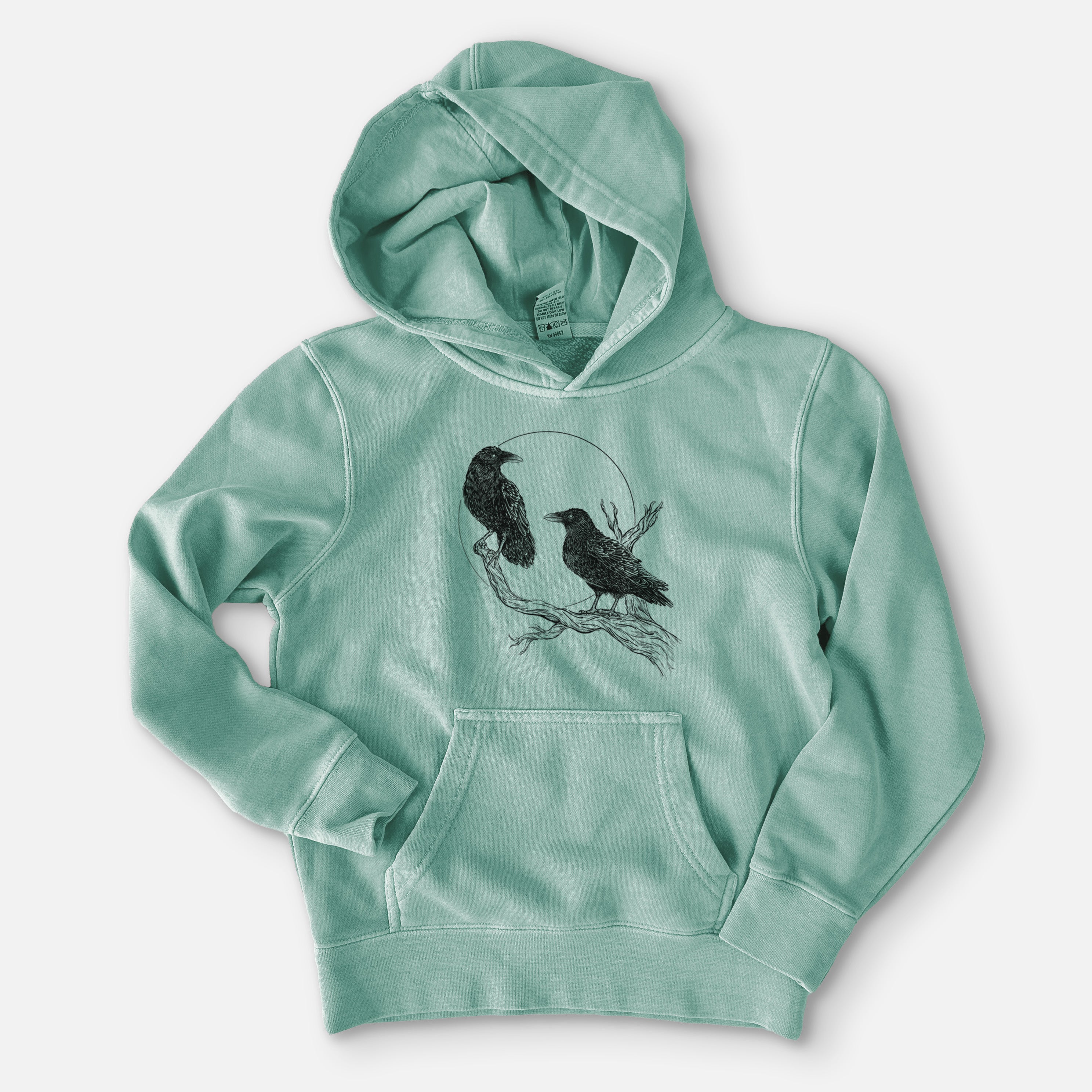 Midnight Ravens - Youth Pigment Dyed Hoodie