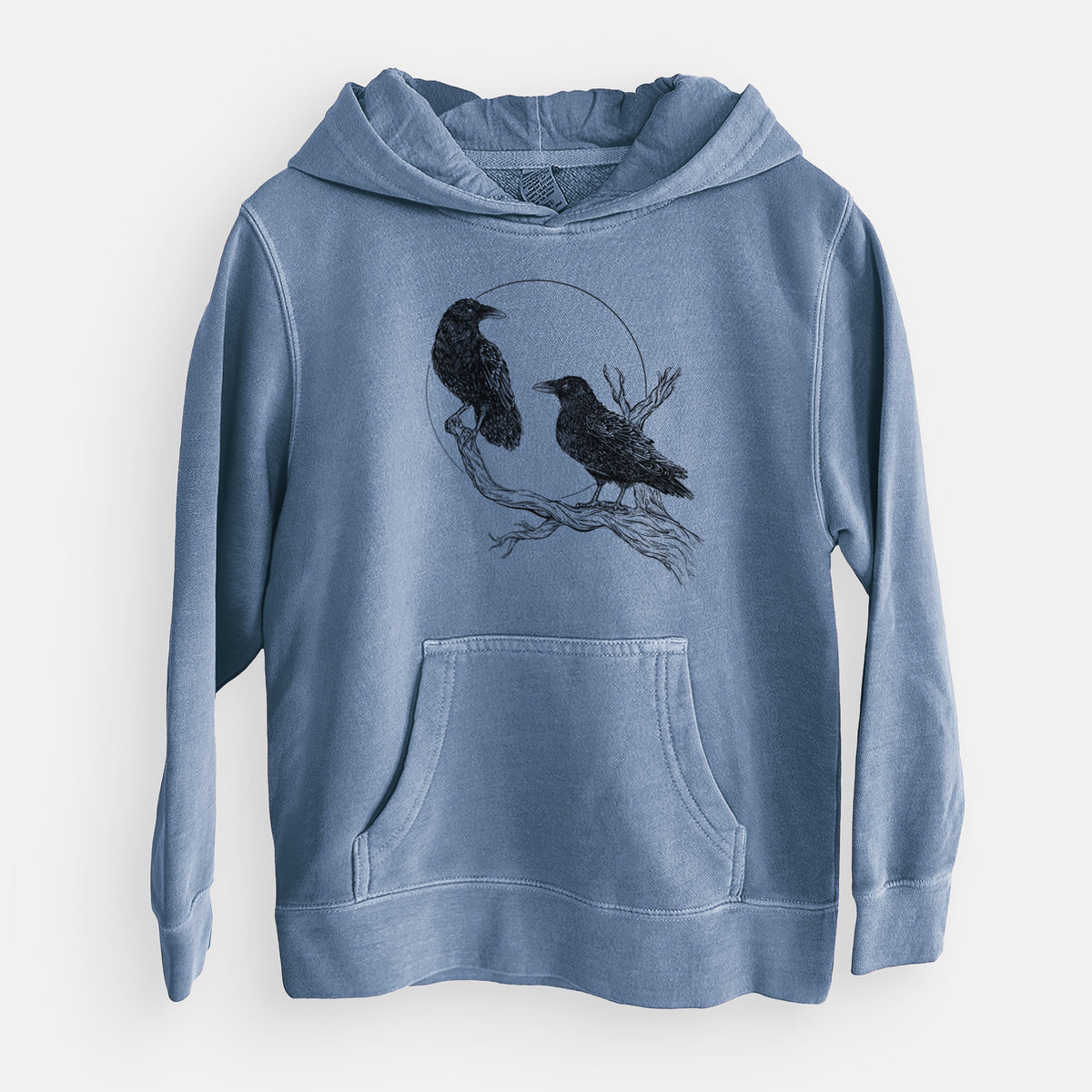 Midnight Ravens - Youth Pigment Dyed Hoodie