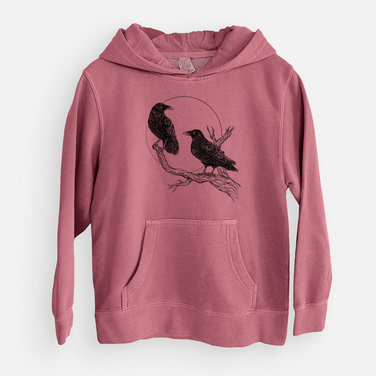 Midnight Ravens - Youth Pigment Dyed Hoodie