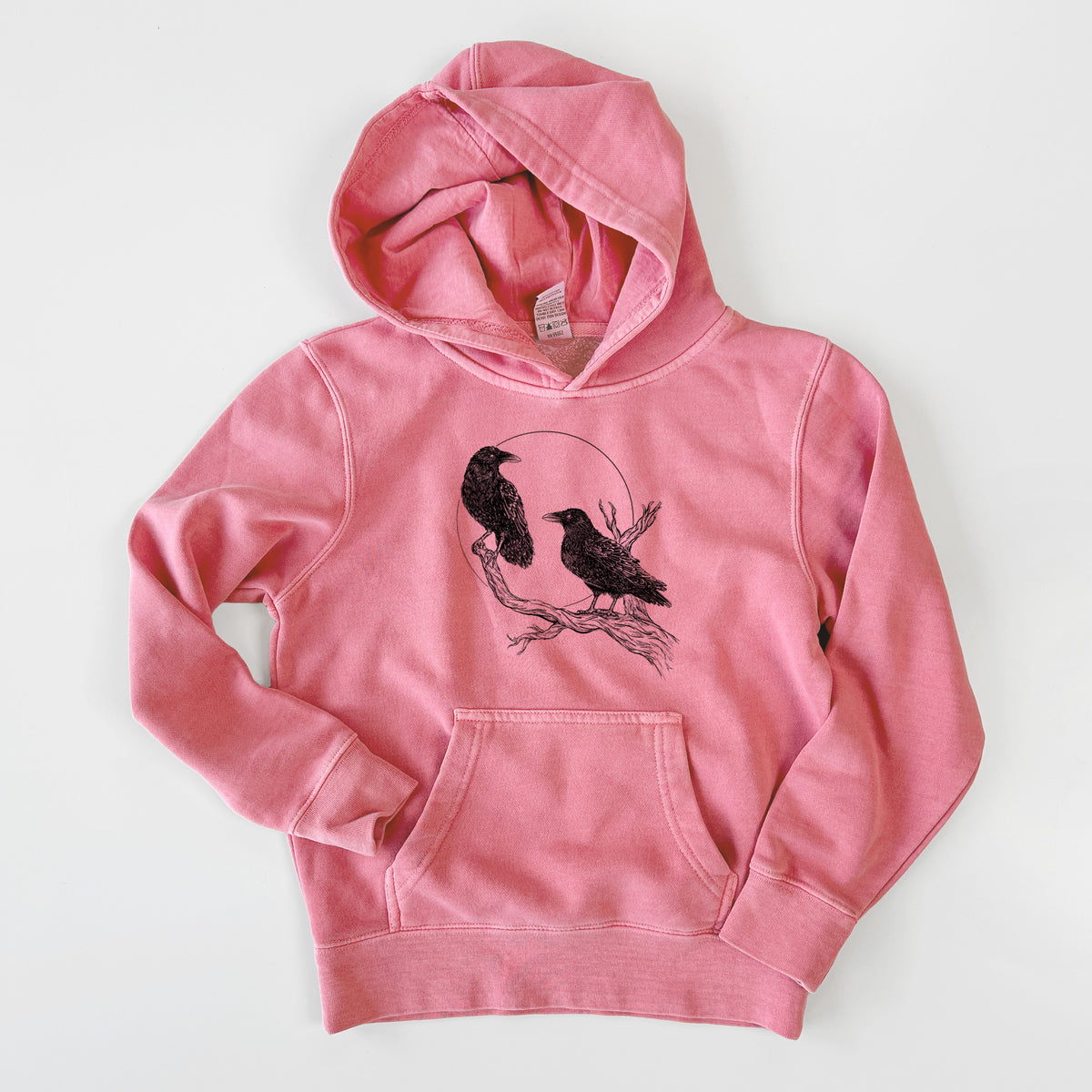 Midnight Ravens - Youth Pigment Dyed Hoodie