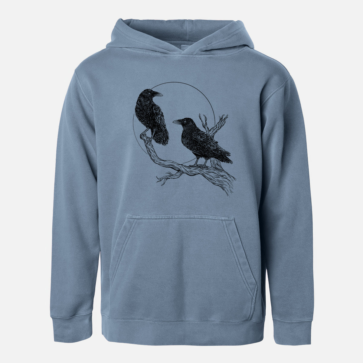 Midnight Ravens - Youth Pigment Dyed Hoodie