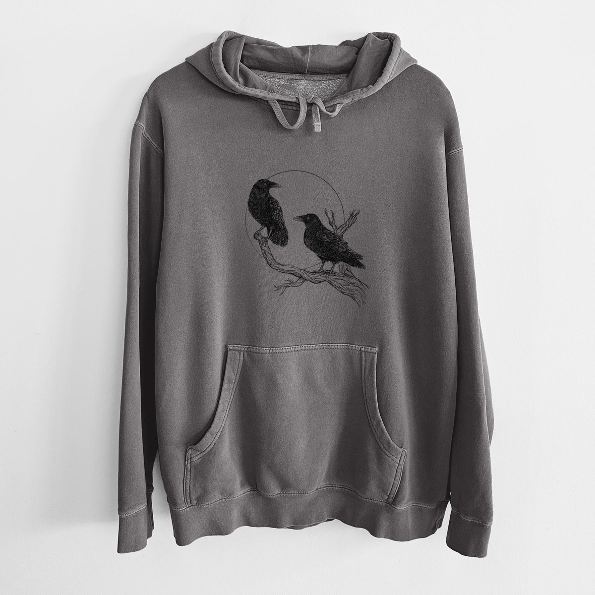 Midnight Ravens - Unisex Pigment Dyed Hoodie