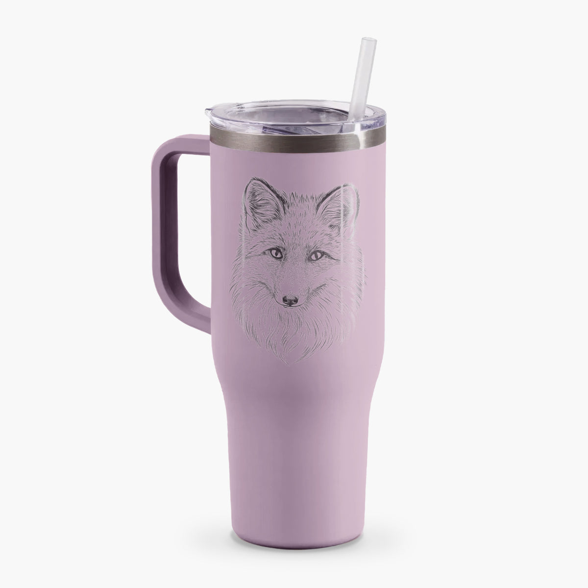 Red Fox - Vulpes vulpes - 40oz Tumbler with Handle