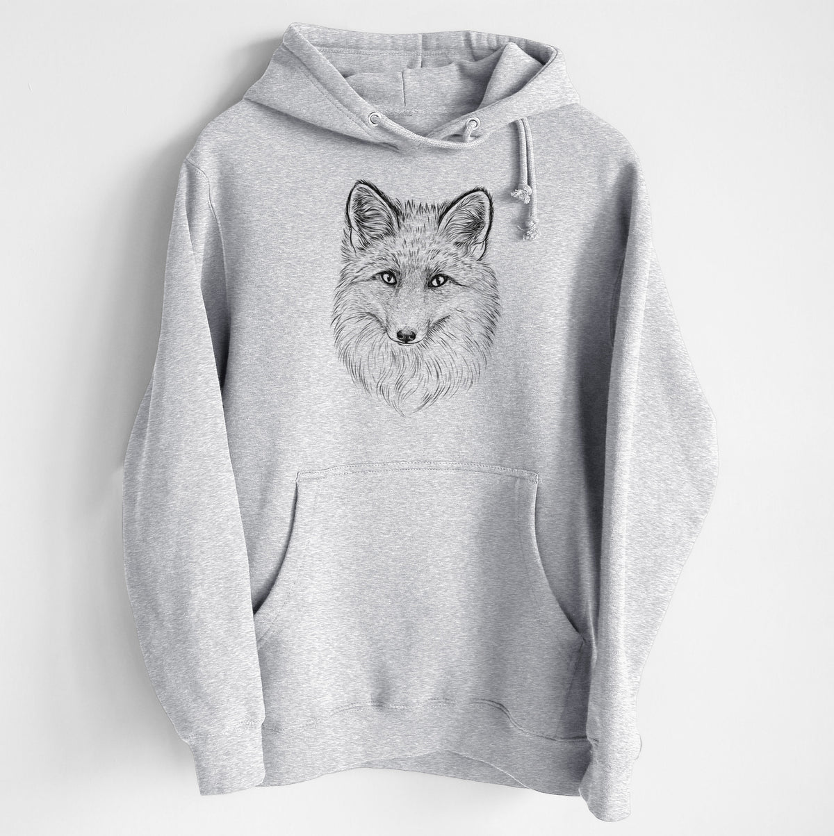 Red Fox - Vulpes vulpes - Heavyweight Fleece Hoodie