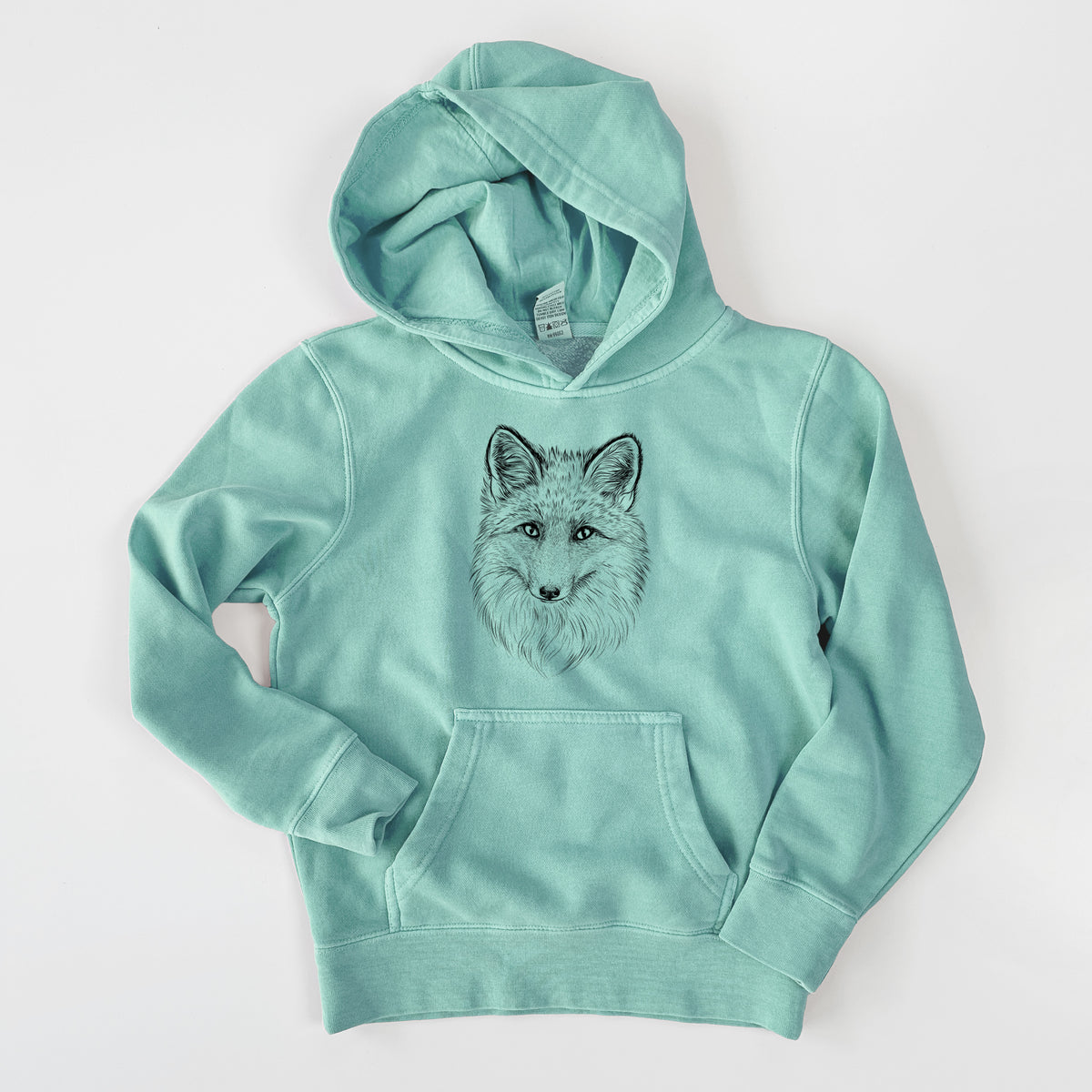 Red Fox - Vulpes vulpes - Youth Pigment Dyed Hoodie