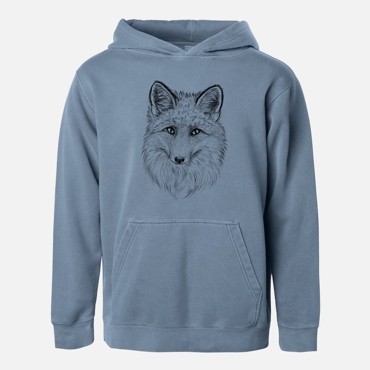 Red Fox - Vulpes vulpes - Youth Pigment Dyed Hoodie