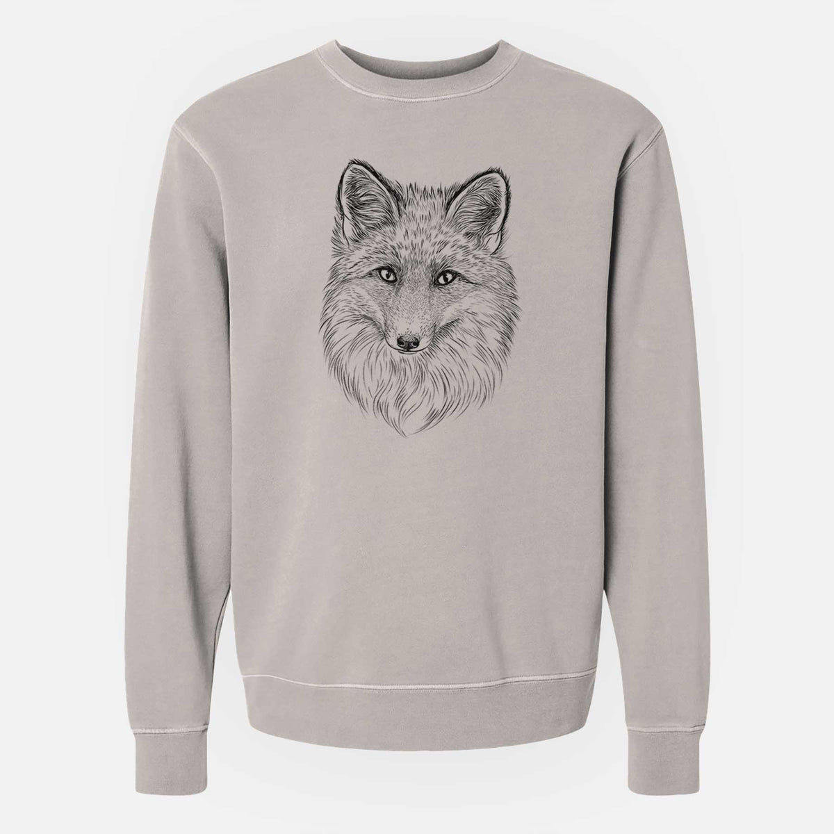 Red Fox - Vulpes vulpes - Unisex Pigment Dyed Crew Sweatshirt