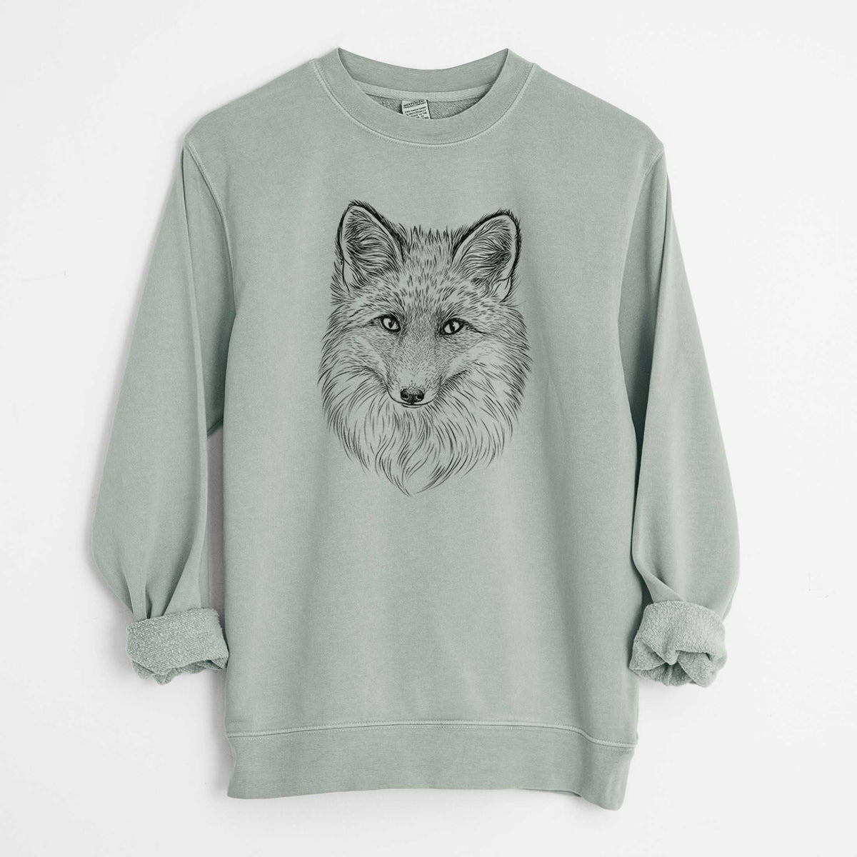 Red Fox - Vulpes vulpes - Unisex Pigment Dyed Crew Sweatshirt