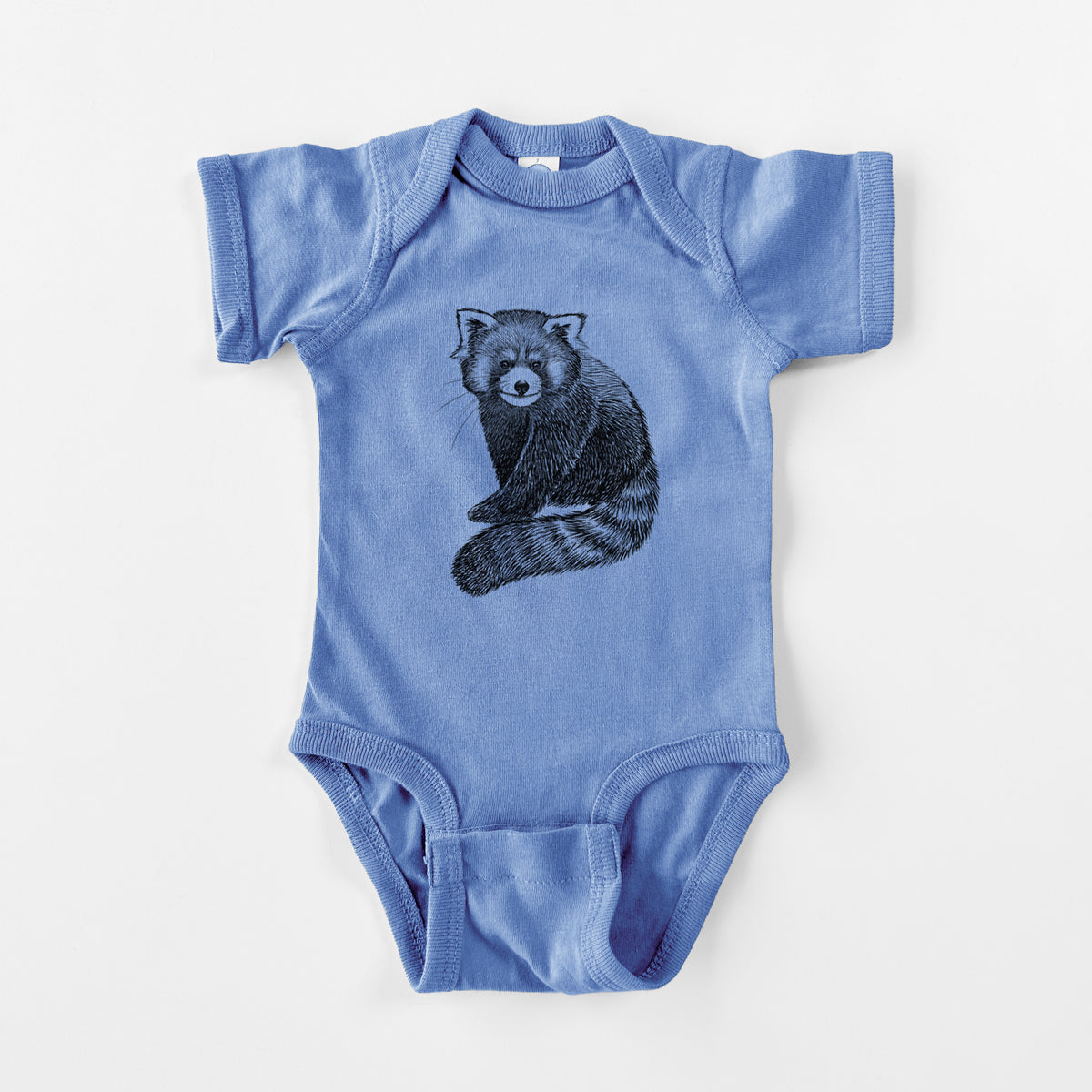 Red Panda - Ailurus fulgens styani - Baby Fine Jersey Bodysuit