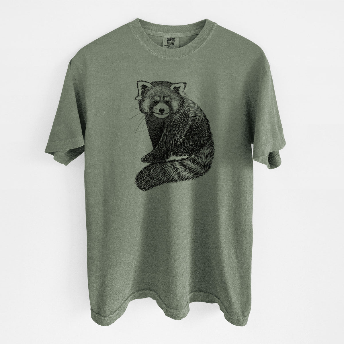 Red Panda - Ailurus fulgens styani - Unisex Comfort Colors Garment-Dyed Heavyweight T-shirt