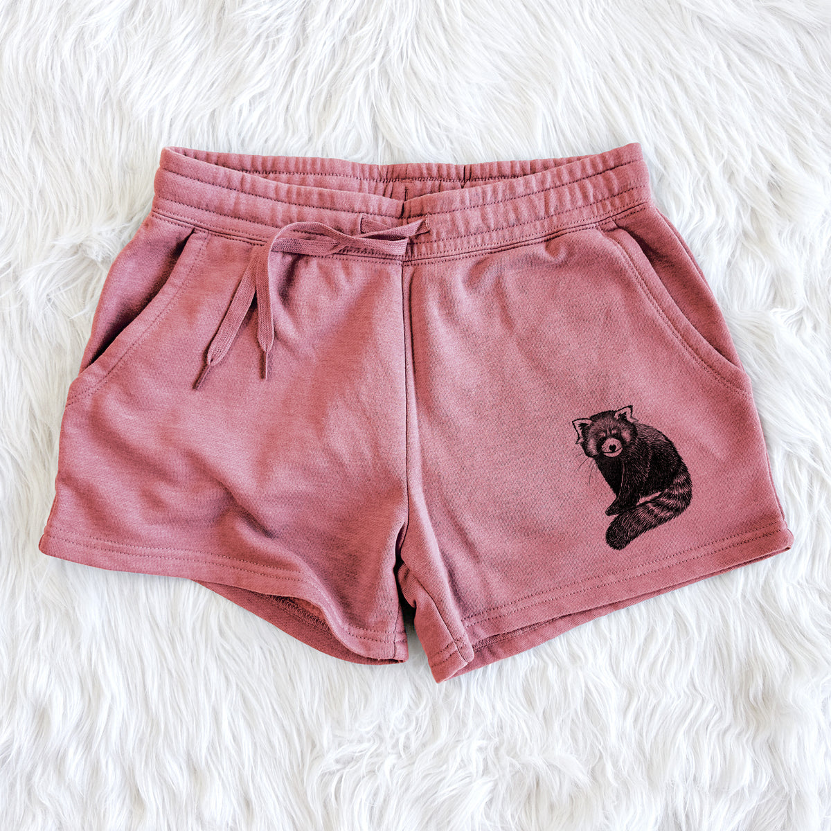 Red Panda - Ailurus fulgens styani - Women&#39;s Cali Wave Shorts
