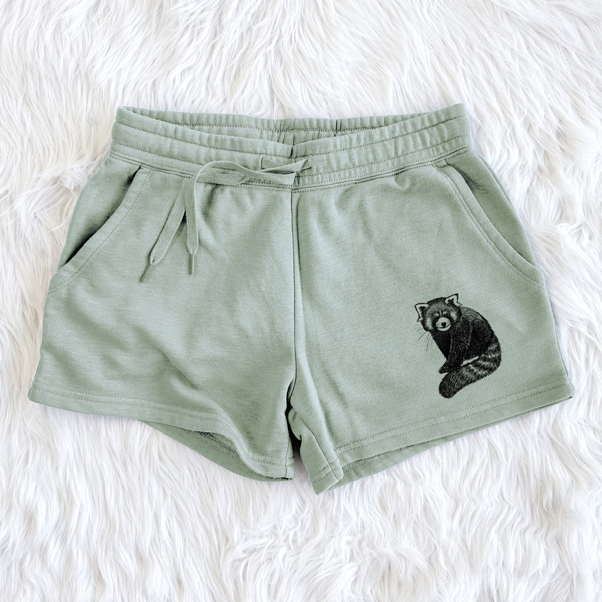 Red Panda - Ailurus fulgens styani - Women&#39;s Cali Wave Shorts