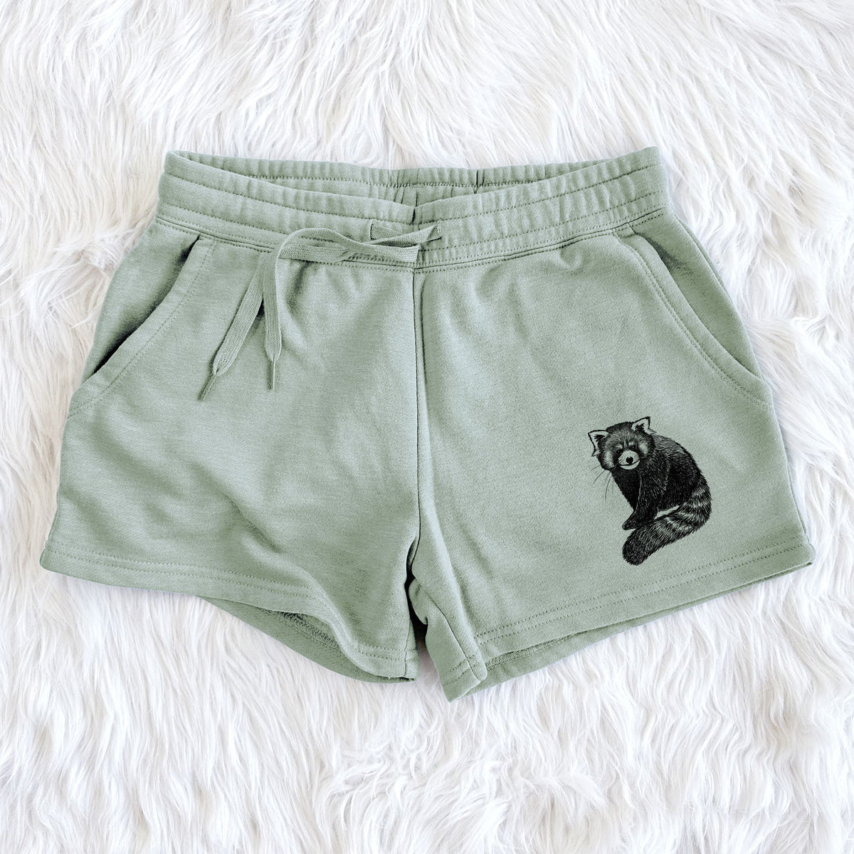 Red Panda - Ailurus fulgens styani - Women's Cali Wave Shorts