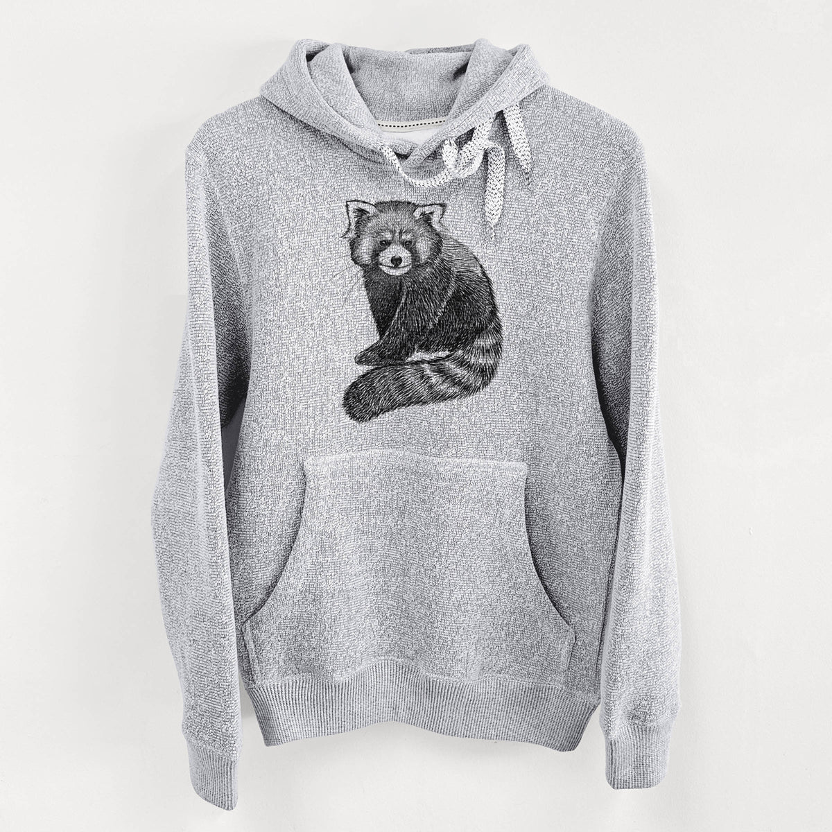 Red Panda - Ailurus fulgens styani - Knit Hoodie