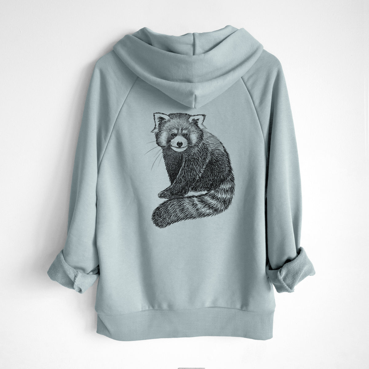Red Panda - Ailurus fulgens styani - UltraLuxe Heavyweight French Terry Hoodie