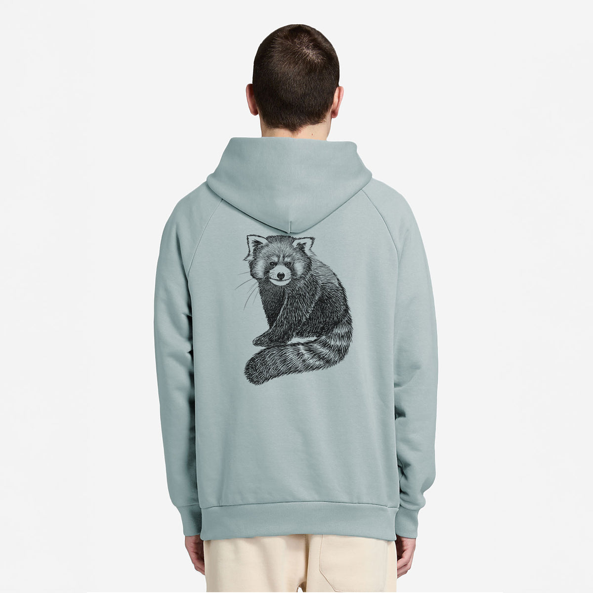 Red Panda - Ailurus fulgens styani - UltraLuxe Heavyweight French Terry Hoodie