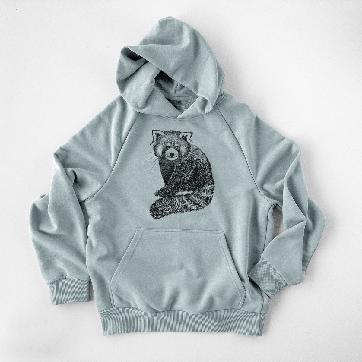 Red Panda - Ailurus fulgens styani - UltraLuxe Heavyweight French Terry Hoodie