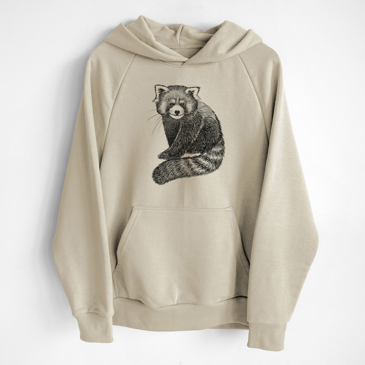 Red Panda - Ailurus fulgens styani - UltraLuxe Heavyweight French Terry Hoodie