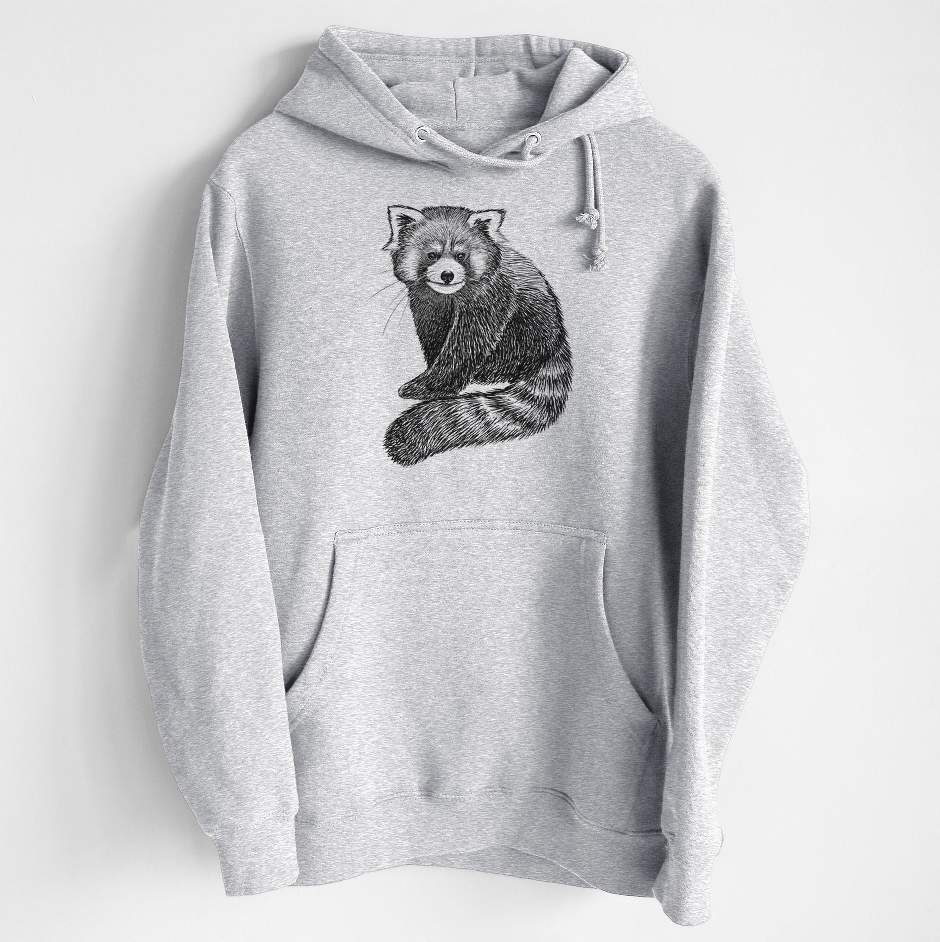 Red Panda - Ailurus fulgens styani - Heavyweight Fleece Hoodie