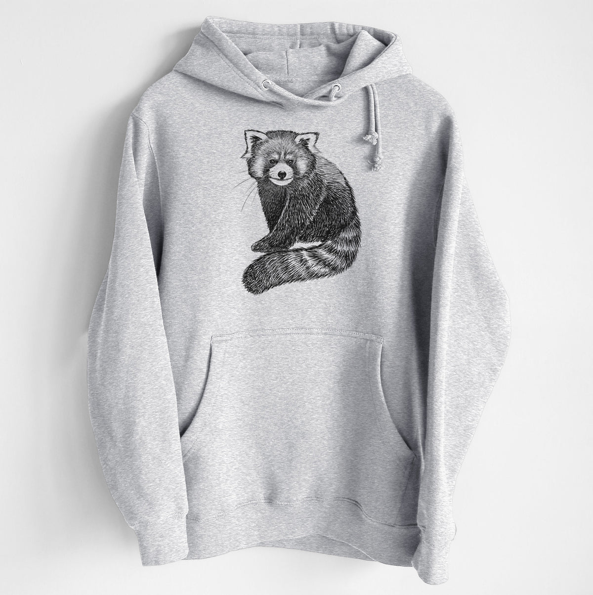 Red Panda - Ailurus fulgens styani - Heavyweight Fleece Hoodie