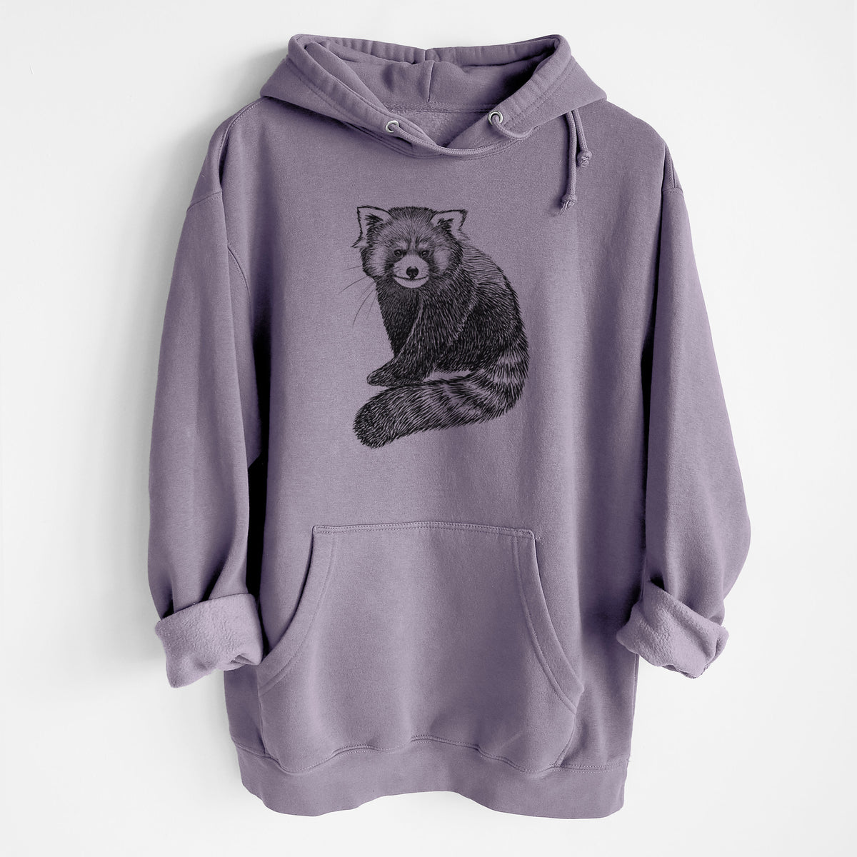 Red Panda - Ailurus fulgens styani - Heavyweight Fleece Hoodie