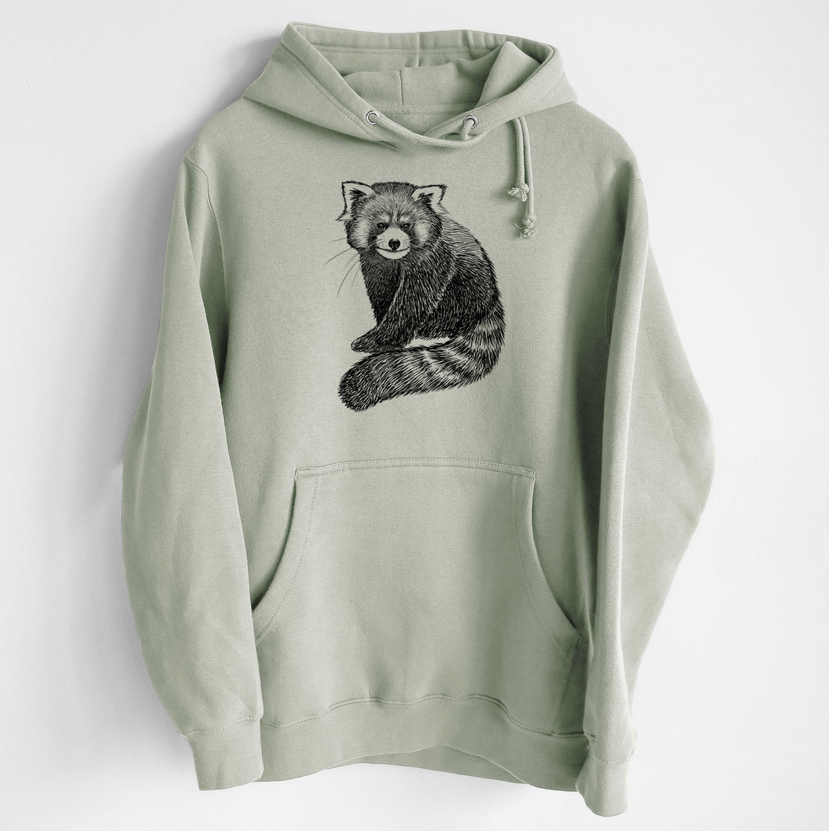 Red Panda - Ailurus fulgens styani - Heavyweight Fleece Hoodie