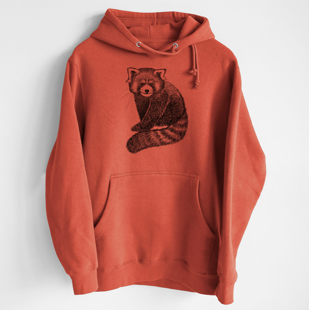 Red Panda - Ailurus fulgens styani - Heavyweight Fleece Hoodie
