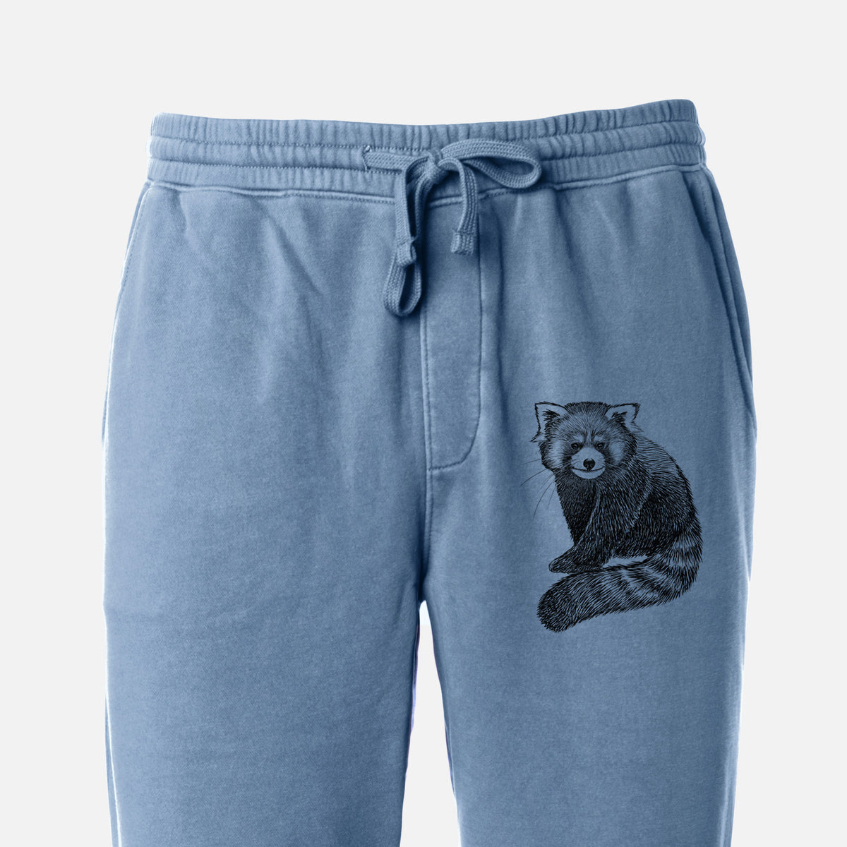 Red Panda - Ailurus fulgens styani - Unisex Pigment Dyed Sweatpants