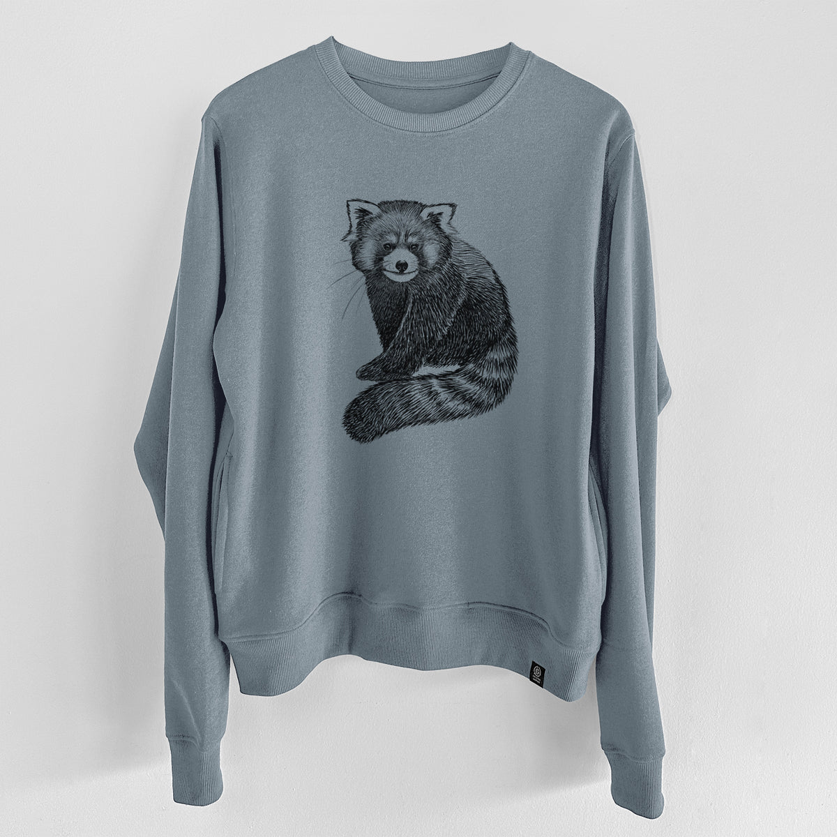 Red Panda - Ailurus fulgens styani  - Unisex Reclaimed Crewneck Sweatshirt