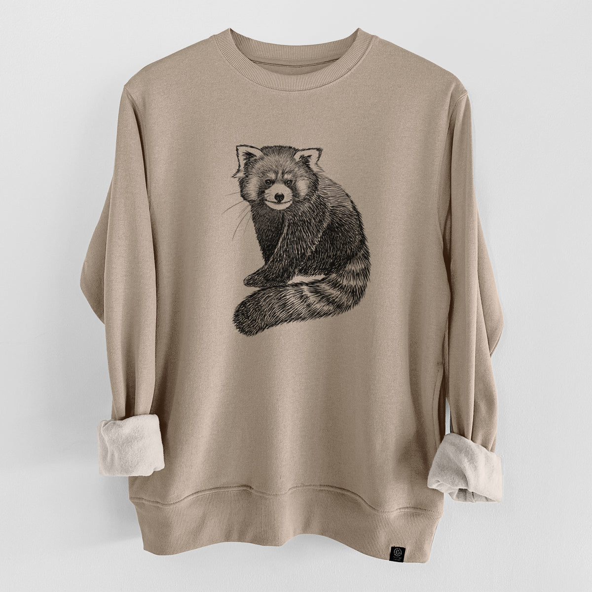 Red Panda - Ailurus fulgens styani  - Unisex Reclaimed Crewneck Sweatshirt