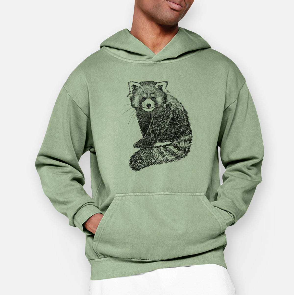 Red Panda - Ailurus fulgens styani  - Urban Heavyweight Hoodie