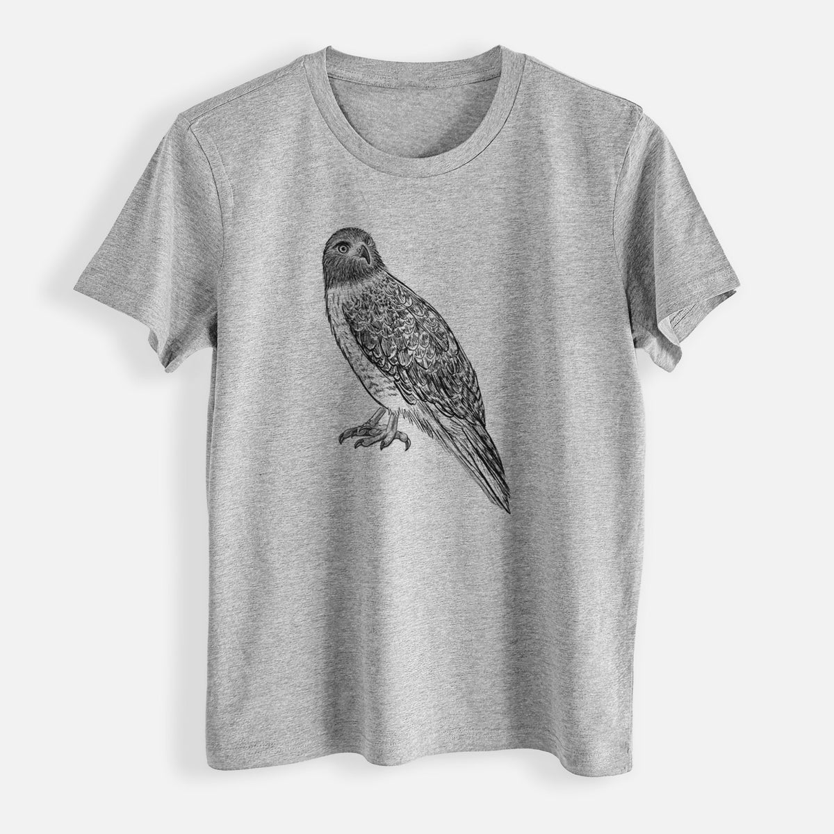 Red-tailed Hawk - Buteo jamaicensis - Womens Everyday Maple Tee