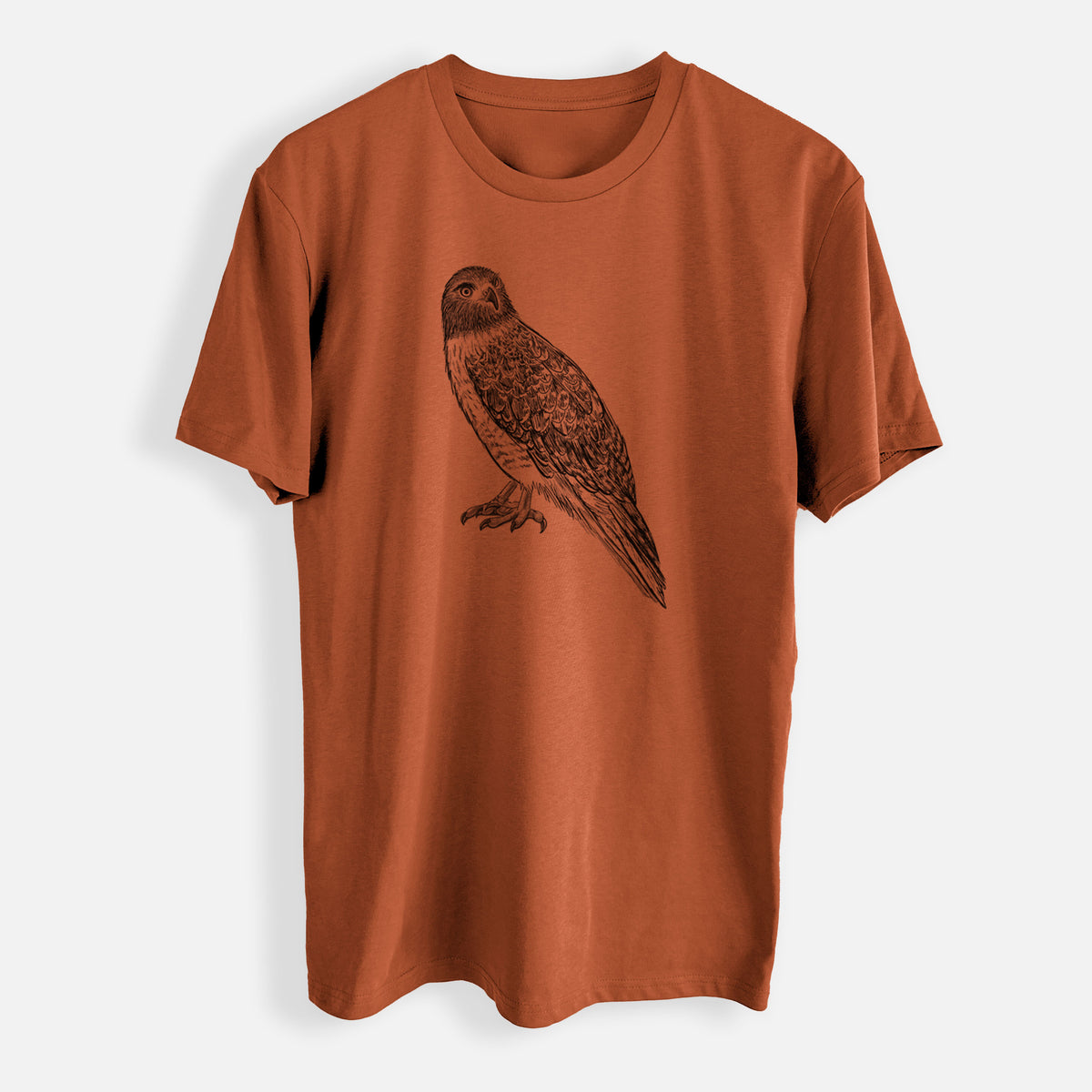 Red-tailed Hawk - Buteo jamaicensis - Mens Everyday Staple Tee