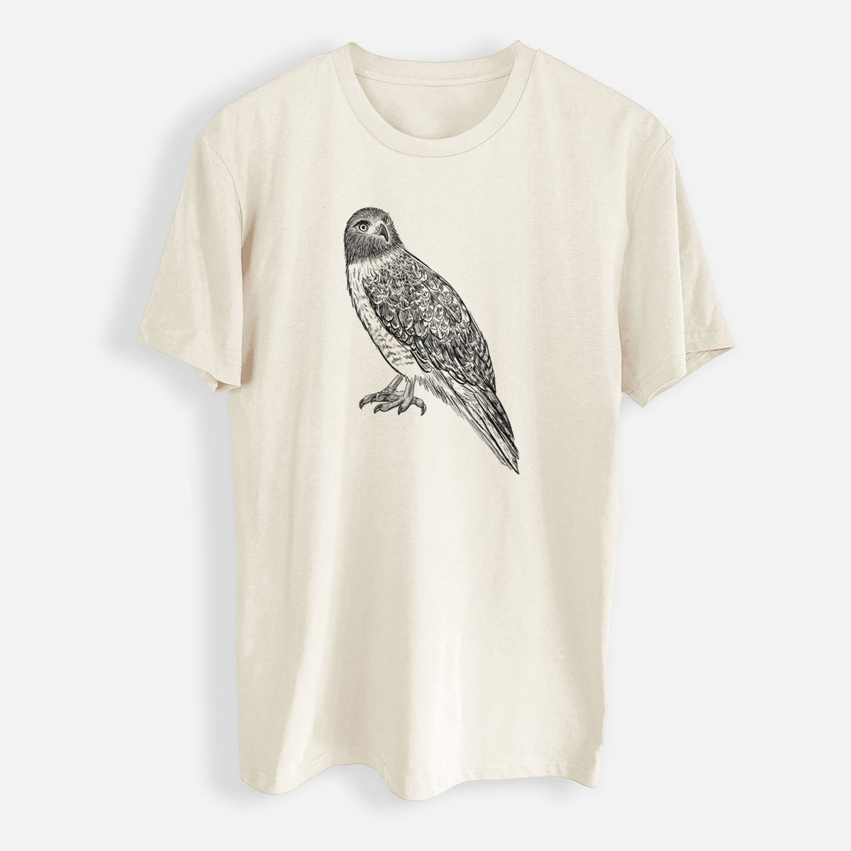 Red-tailed Hawk - Buteo jamaicensis - Mens Everyday Staple Tee